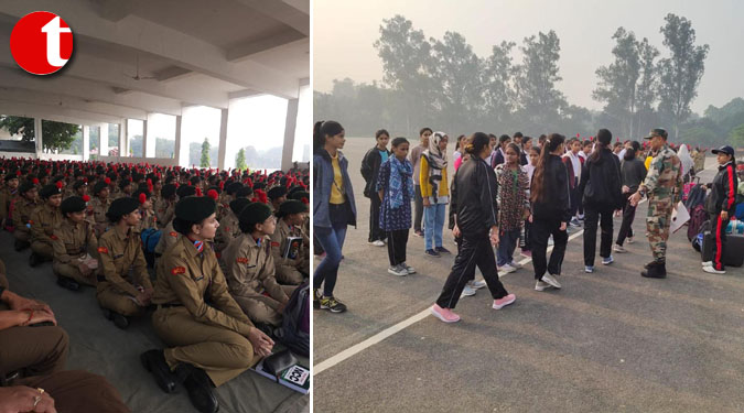 Eight-day annual training camp started at 1 MT Bn, Army Medical Corps Centre & School, Lucknow