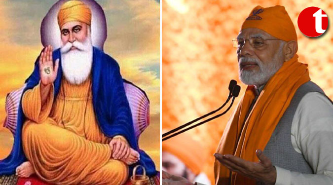 PM Modi greets people on Guru Nanak Dev's birth anniversary