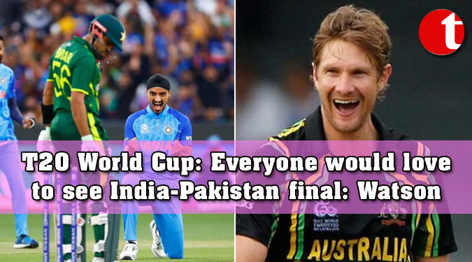 T20 World Cup: Everyone would love to see India-Pakistan final: Watson