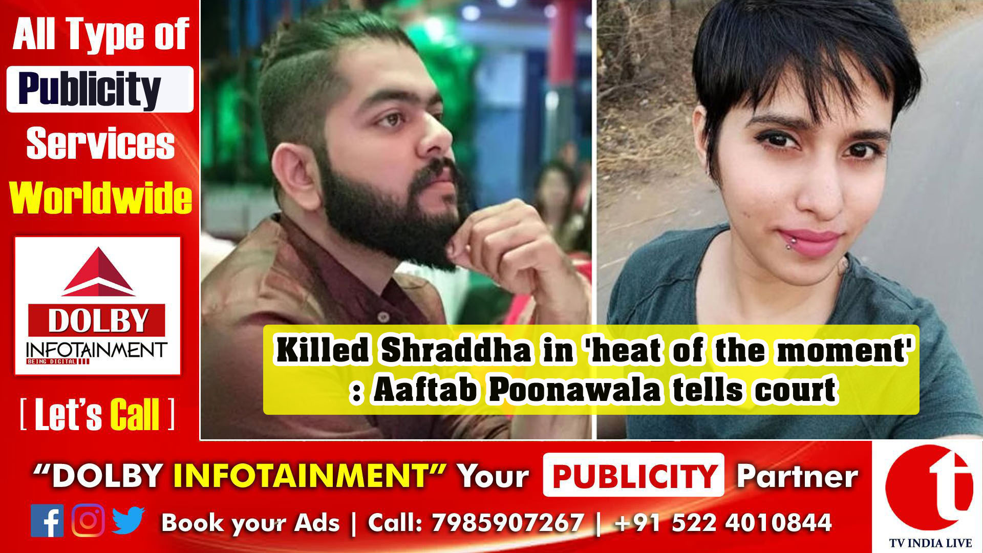 Killed Shraddha in 'heat of the moment': Aaftab Poonawala tells court