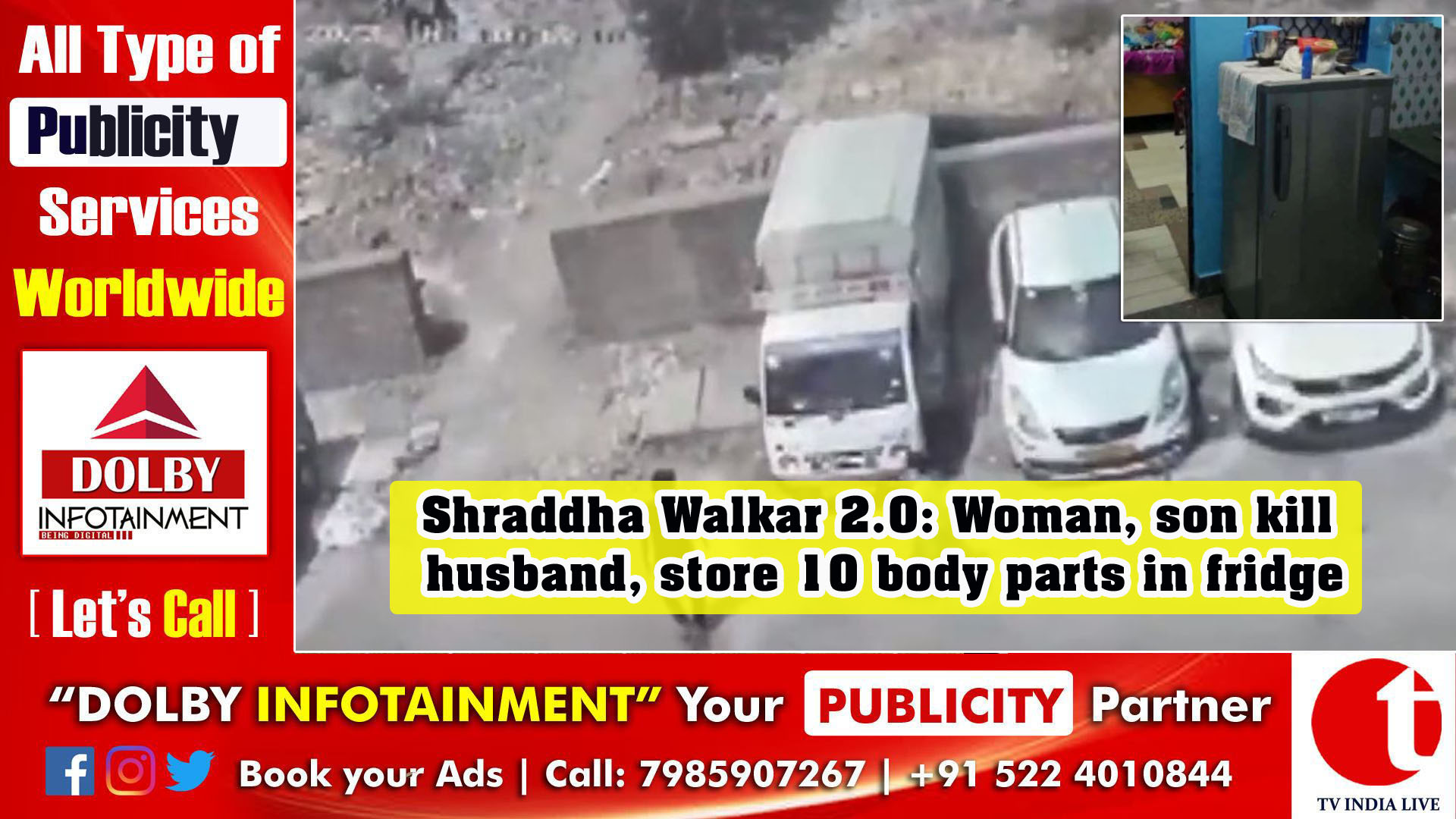 Shraddha Walkar 2.0: Woman, son kill husband, store 10 body parts in fridge