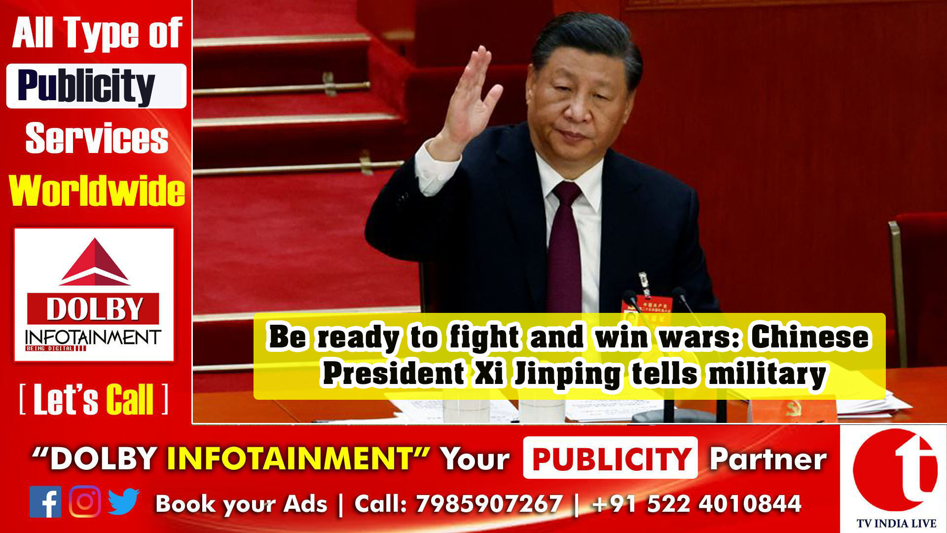 Be ready to fight and win wars: Chinese President Xi Jinping tells military