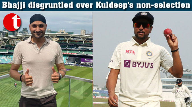 Bhajji disgruntled over Kuldeep’s non-selection