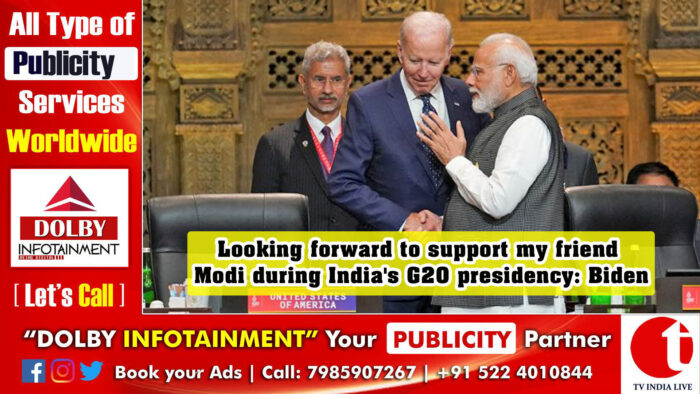 Looking forward to support my friend Modi during India’s G20 presidency: Biden