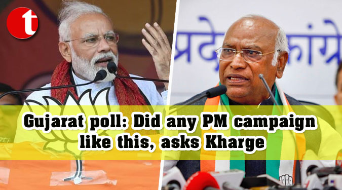 Gujarat poll: Did any PM campaign like this, asks Kharge