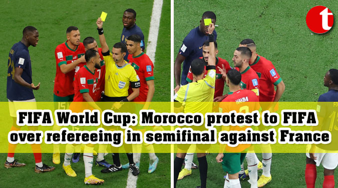 FIFA World Cup: Morocco protest to FIFA over refereeing in semifinal against France