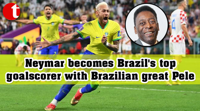 Neymar becomes Brazil’s top goalscorer with Pele
