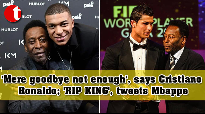 ‘Mere goodbye not enough’, says Cristiano Ronaldo; ‘RIP KING’, tweets Mbappe