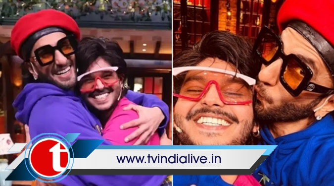 Comedian Sidharth Sagar regales Ranveer with his 'Funveer Singh' act