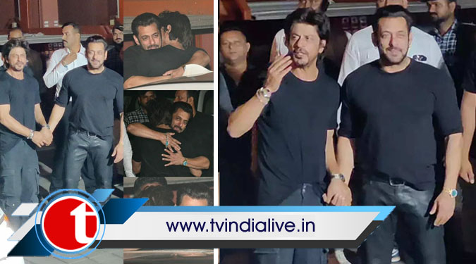 SRK hugs Salman on his 57th b’day, fans overwhelmed