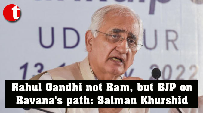 Rahul Gandhi not Ram, but BJP on Ravana’s path: Salman Khurshid