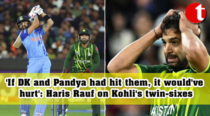 ‘If DK and Pandya had hit them, it would’ve hurt’: Haris Rauf on Kohli’s twin-sixes