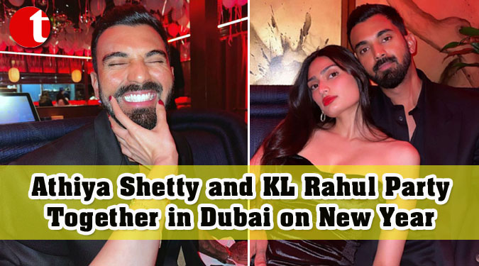 Athiya Shetty and KL Rahul Party Together in Dubai on New Year