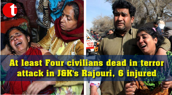At least Four civilians dead in terror attack in J&K’s Rajouri, 6 injured