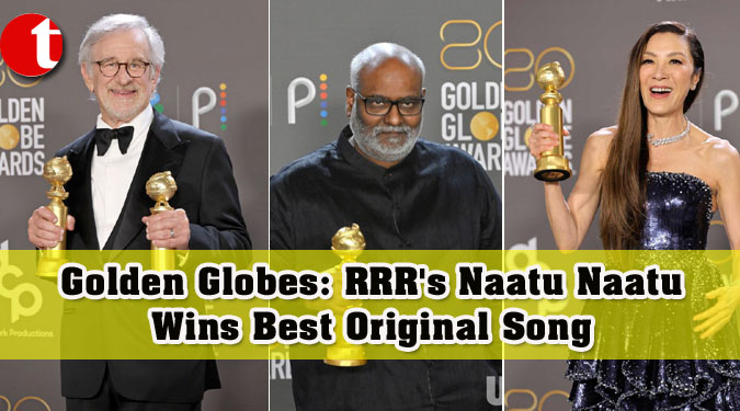 Golden Globes: RRR's Naatu Naatu Wins Best Original Song