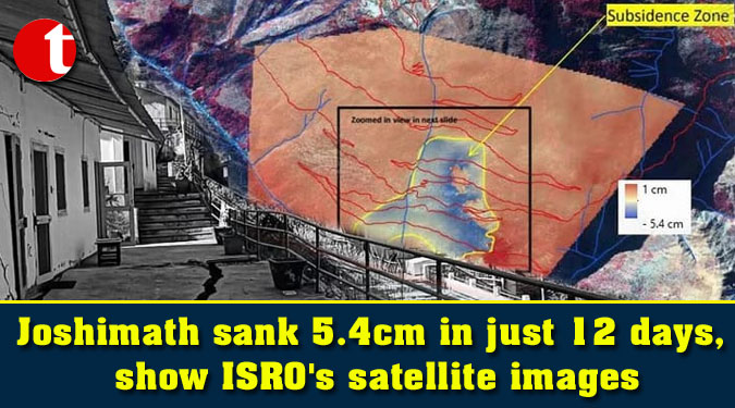 Joshimath sank 5.4cm in just 12 days, show ISRO's satellite images