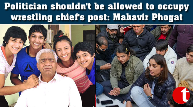 Politician shouldn't be allowed to occupy wrestling chief's post: Mahavir Phogat