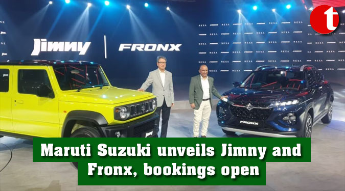 Maruti Suzuki unveils Jimny and Fronx, bookings open