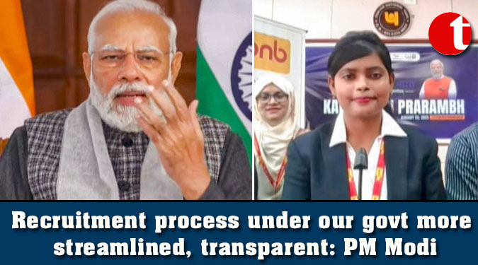 Recruitment process under our govt more streamlined, transparent: PM Modi