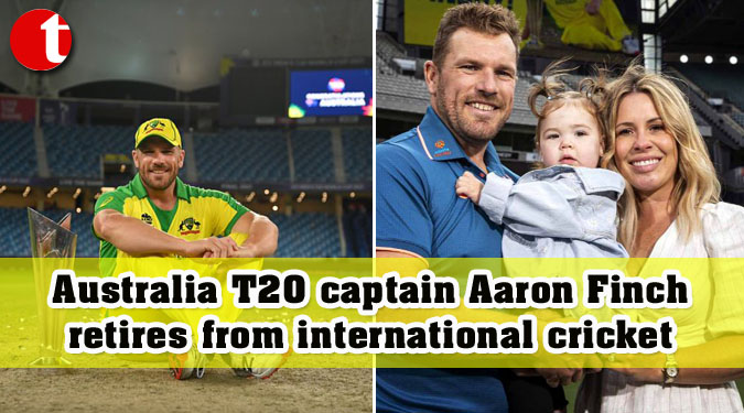 Australia T20 captain Aaron Finch retires from international cricket