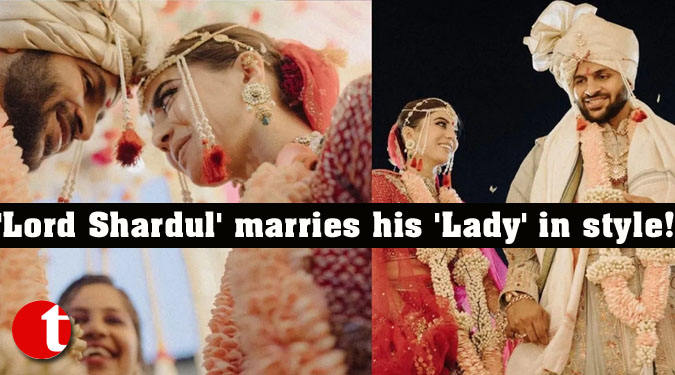 'Lord Shardul' marries his 'Lady' in style!
