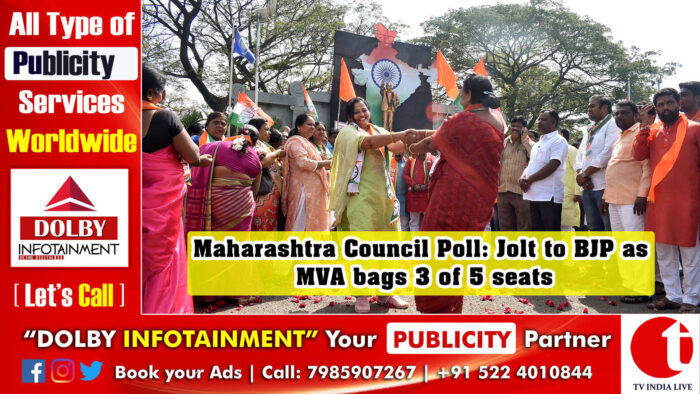 Maharashtra Council Poll: Jolt to BJP as MVA bags 3 of 5 seats