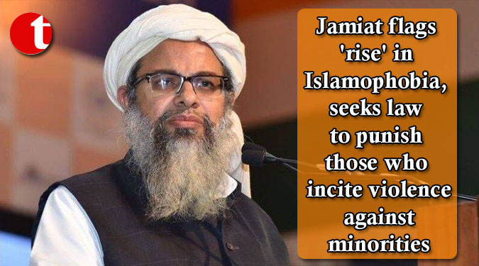 Jamiat flags 'rise' in Islamophobia, seeks law to punish those who incite violence against minorities