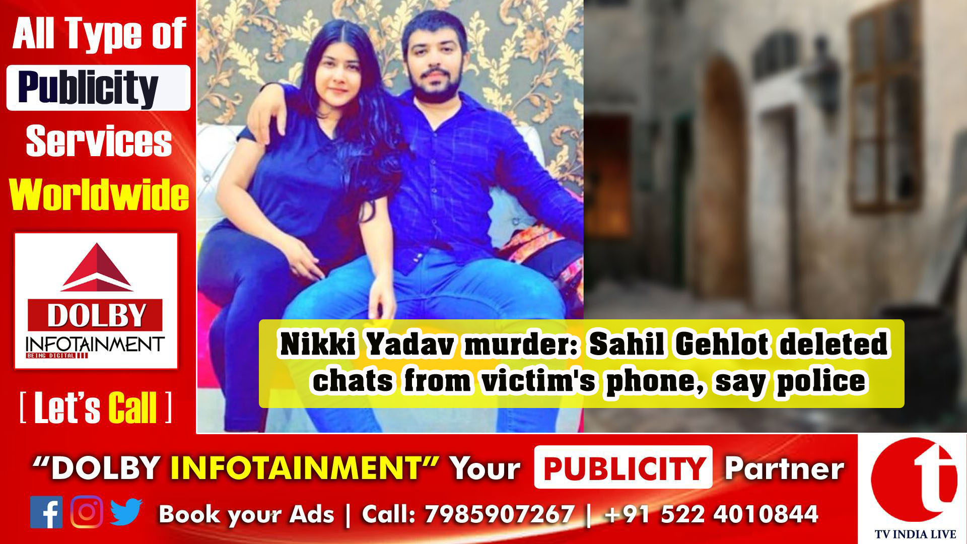 Nikki Yadav murder: Sahil Gehlot deleted chats from victim's phone, say police