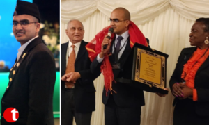 Dr. Ravi R. Kumar received Global Inspirational Award at London Parliament