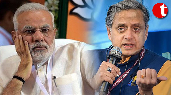 Modi govt avoiding debate on embarrassing issues like Adani: Tharoor