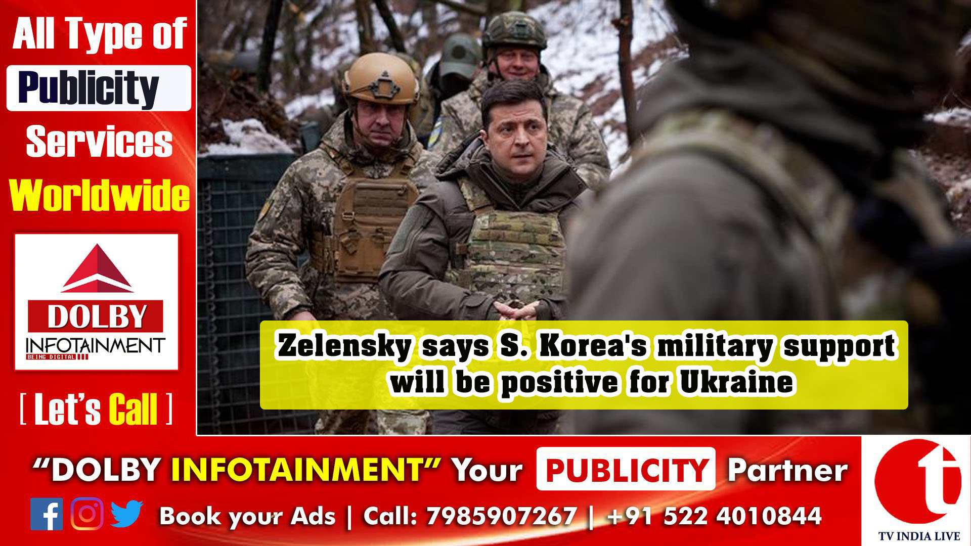 Zelensky says S. Korea's military support will be positive for Ukraine