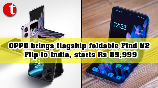 OPPO brings flagship foldable Find N2 Flip to India, starts Rs 89,999