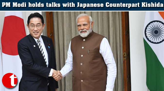 PM Modi holds talks with Japanese Counterpart Kishida