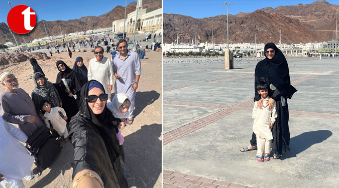 Sania Visits Medina Ahead of Ramzan