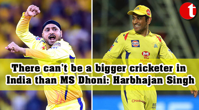 There can’t be a bigger cricketer in India than MS Dhoni: Harbhajan Singh