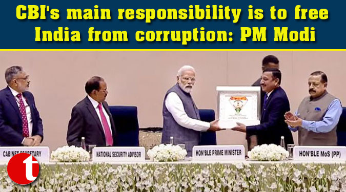 CBI's main responsibility is to free India from corruption: PM Modi