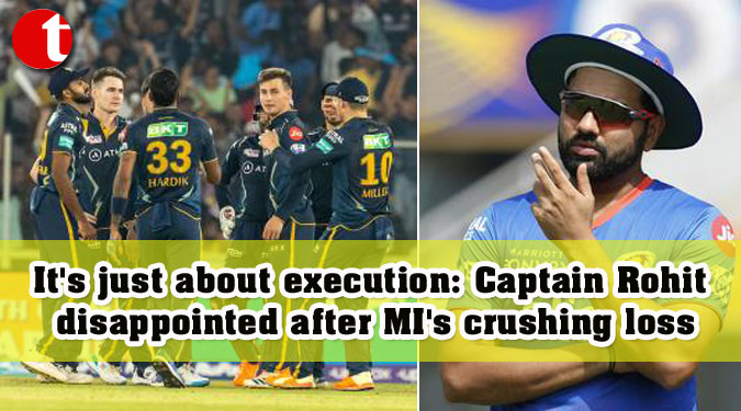 It's just about execution: Captain Rohit disappointed after MI's crushing loss