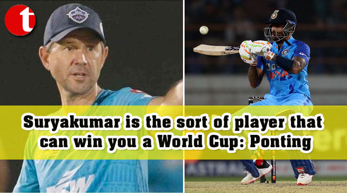 Suryakumar is the sort of player that can win you a World Cup: Ponting
