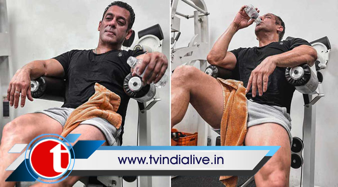 It's 'halat kharaab' for Salman Khan after leg day at gym