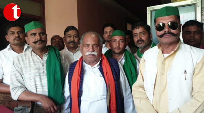 भारतीय किसान यूनियन भानु के राष्ट्रीय अध्यक्ष ने अपनी मांगों को लेकर अपने संगठन के पदाधिकारियों के साथ की बैठक