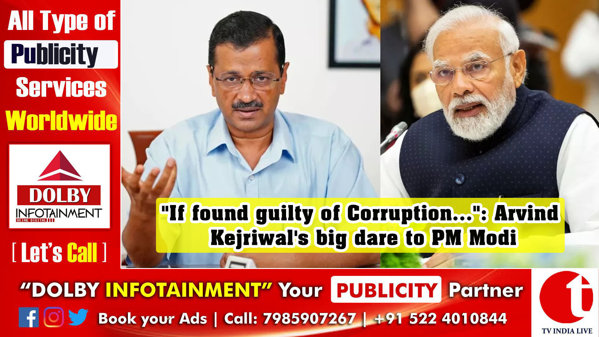 "If found guilty of Corruption...": Arvind Kejriwal's big dare to PM Modi