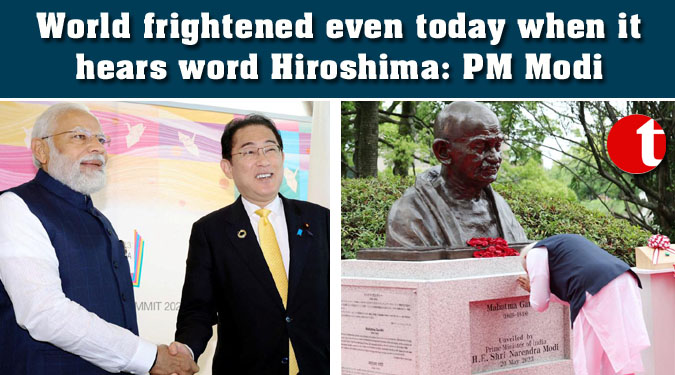 World frightened even today when it hears word Hiroshima: PM Modi