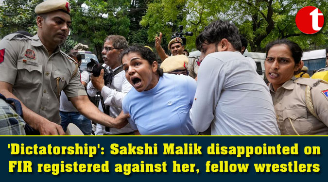 ‘Dictatorship’: Sakshi Malik disappointed on FIR registered against her, fellow wrestlers