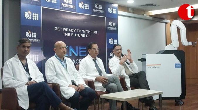 Apollomedics Hospital Lucknow Launches world’s most advanced Artificial Intelligence Powered Robot for Robotic Knee Replacement Surgery
