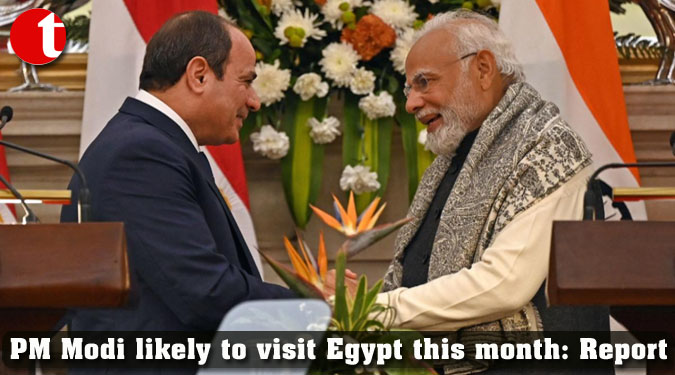 PM Modi likely to visit Egypt this month: Report