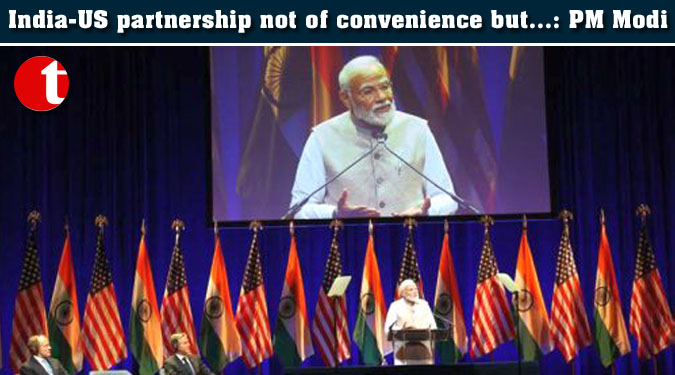 India-US partnership not of convenience but...: PM Modi