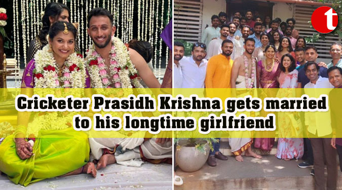 Cricketer Prasidh Krishna gets married to his longtime girlfriend