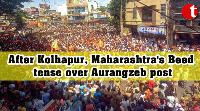 After Kolhapur, Maharashtra's Beed tense over Aurangzeb post