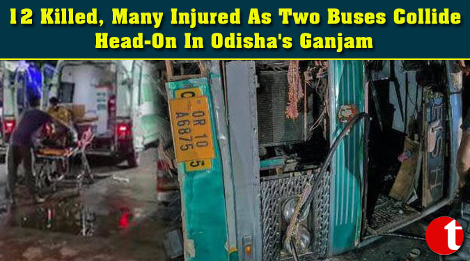 12 Killed, Many Injured As Two Buses Collide Head-On In Odisha’s Ganjam