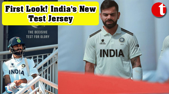 First Look! India's New Test Jersey